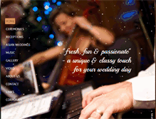 Tablet Screenshot of finesse-pianocello.com